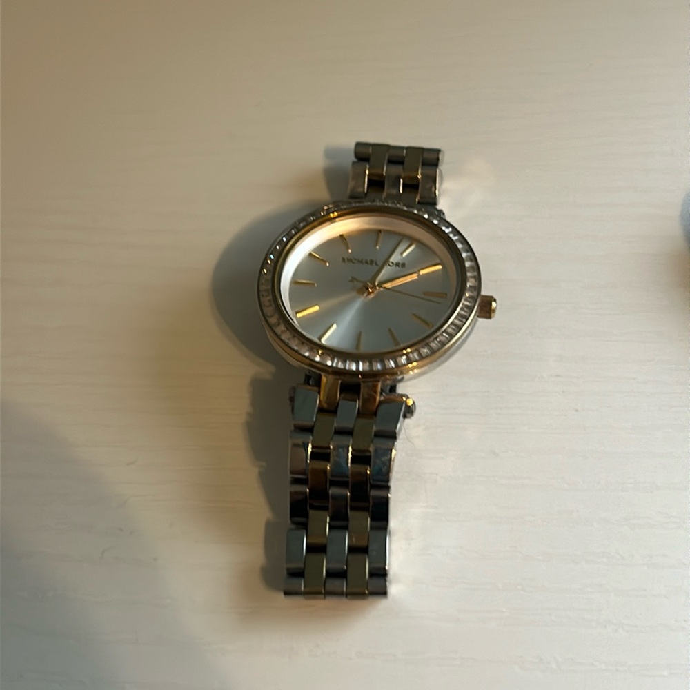 Michael Kors Women’s Gold and Silver Watch MK3405